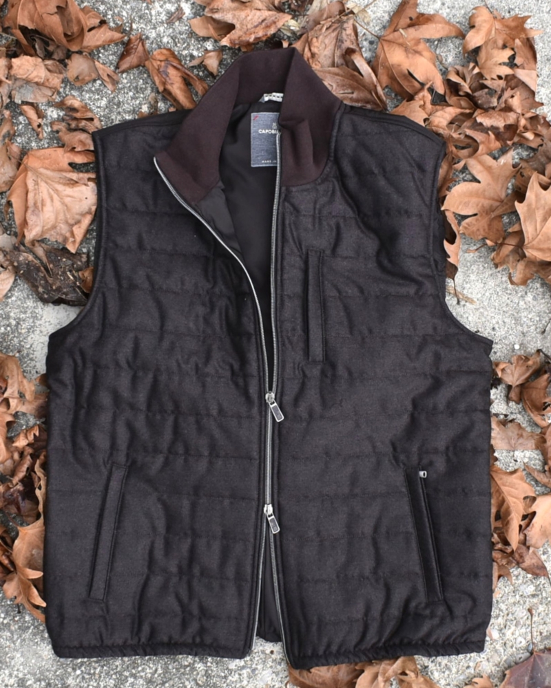 LUXURIOUS PADDED WOOLCOT VEST