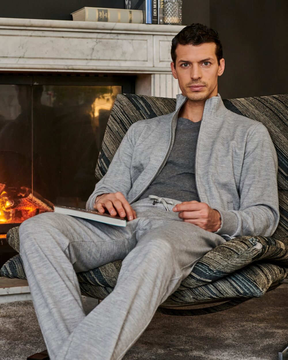 WOOLCOT CHEVRON FLEECE LEISURE