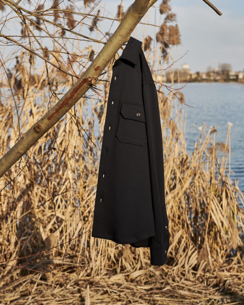 LUXURY-CASUAL MERINO WOOL OVER-SHIRT