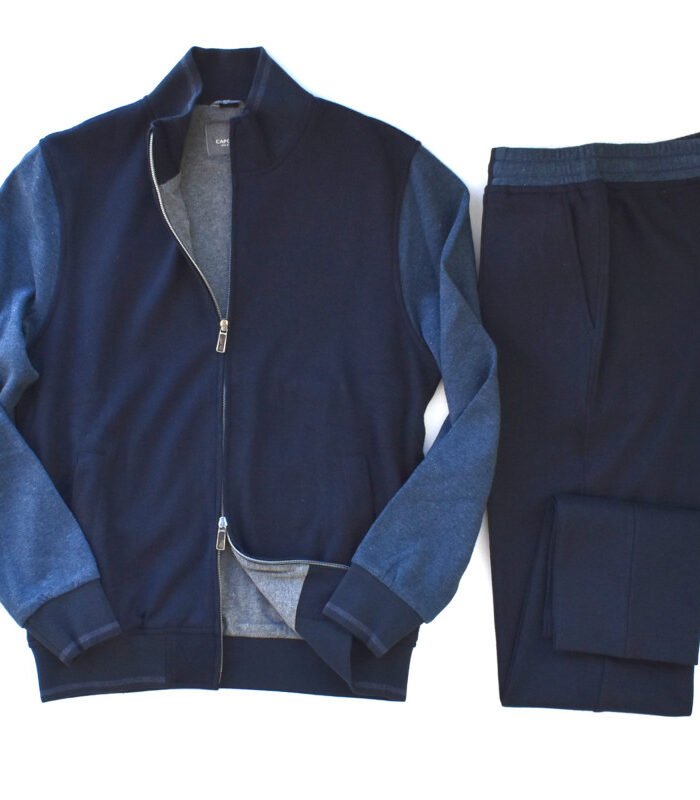 PREMIUM MELANGE COTTON CASHMERE TRACKSUIT