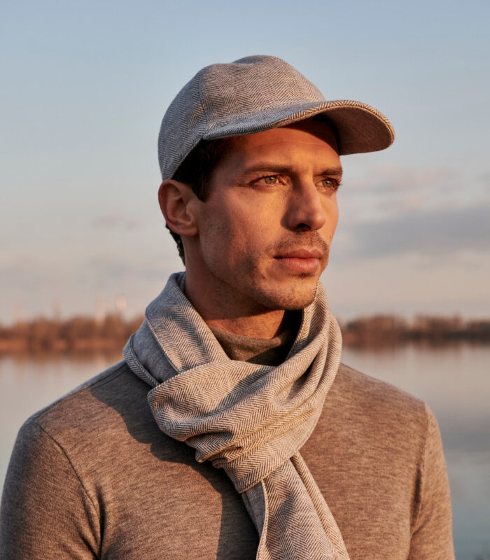 WOOLCOT CHEVRON FLEECE CAP