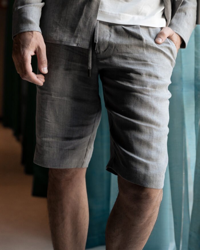 FRESH AND TRENDY PURE LINEN EASY-SHORTS