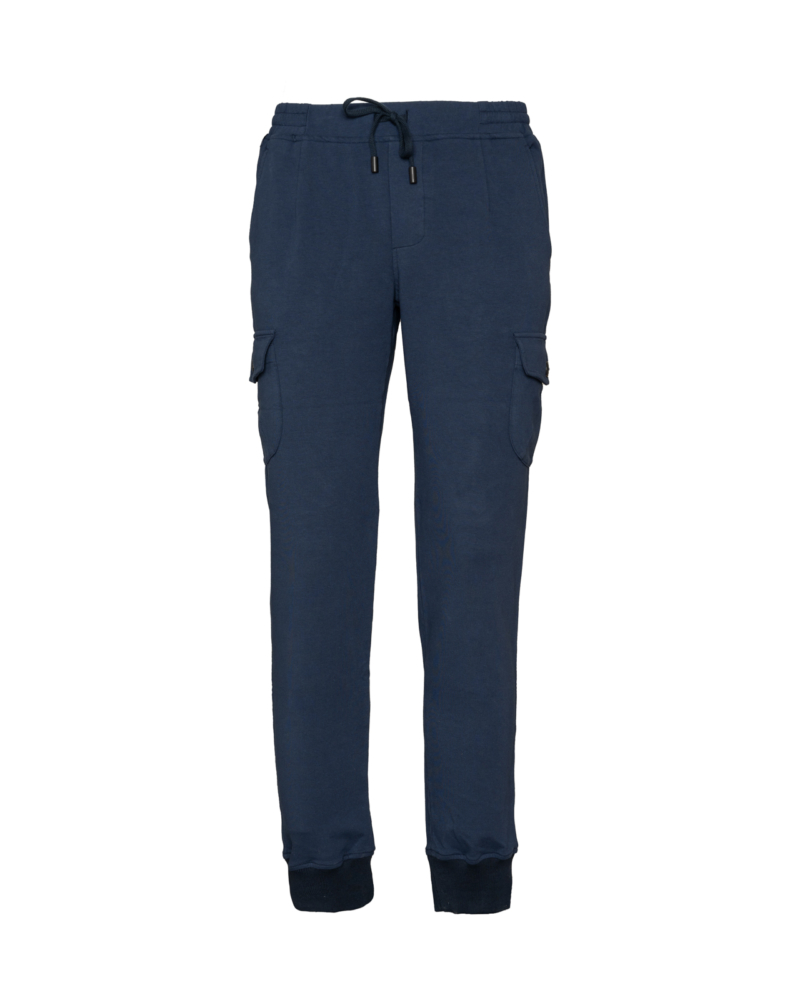 CARGO PANTS IN STRETCH COTTON JERSEY