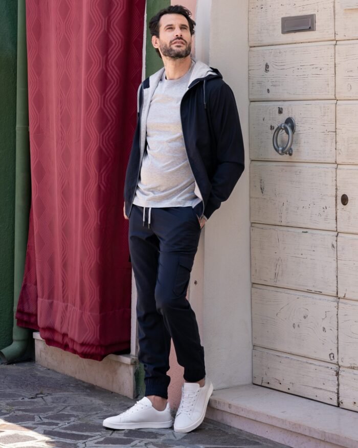 SPORTY EXTRAFINE MERINO WOOL TRACKSUIT