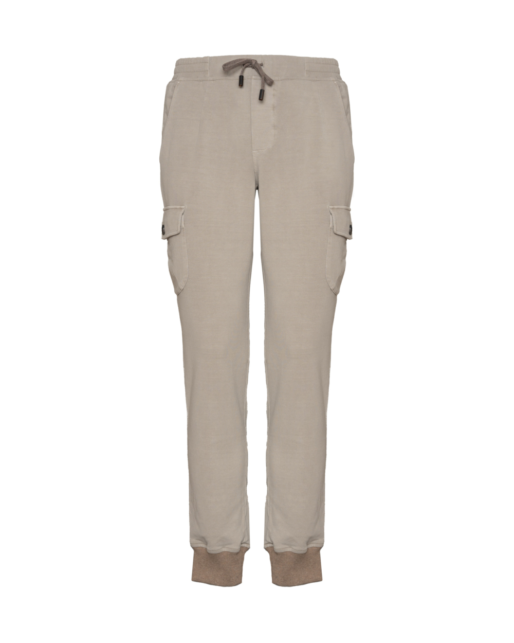 CARGO PANTS IN STRETCH COTTON JERSEY