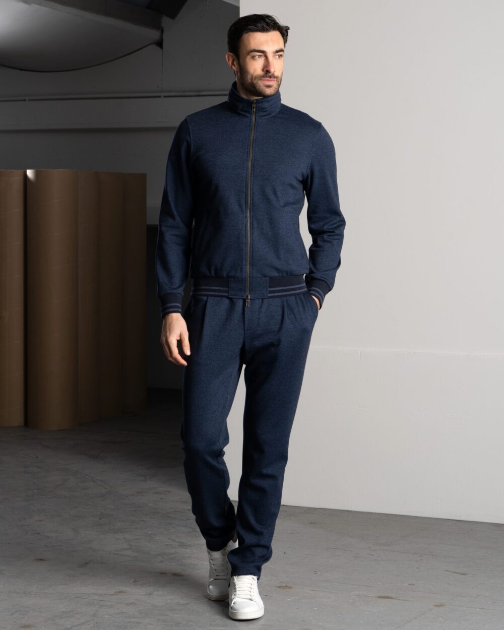 CASUAL AND ELEGANT WOOLCOT MELANGE LEISURE SET