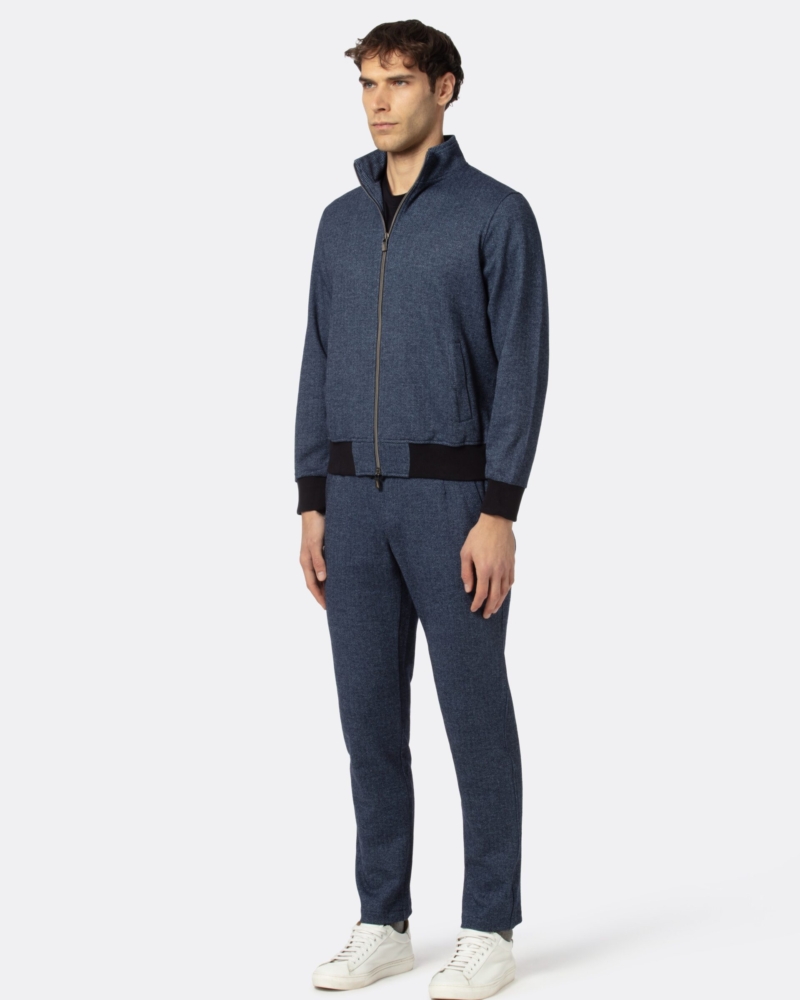 LUXURIOUS CHEVRON WOOLCOT TRACKSUIT