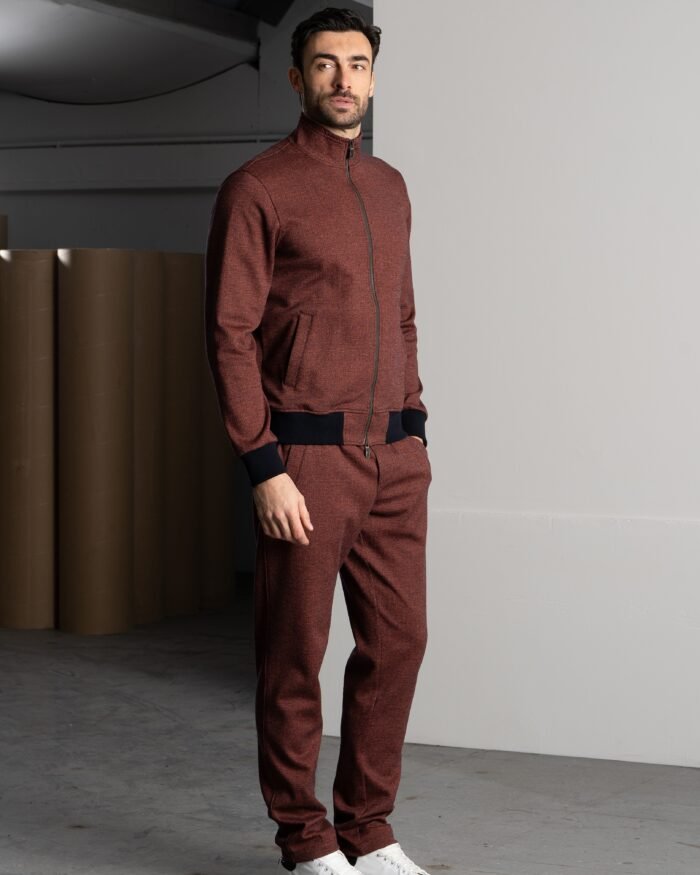 LUXURIOUS CHEVRON WOOLCOT TRACKSUIT