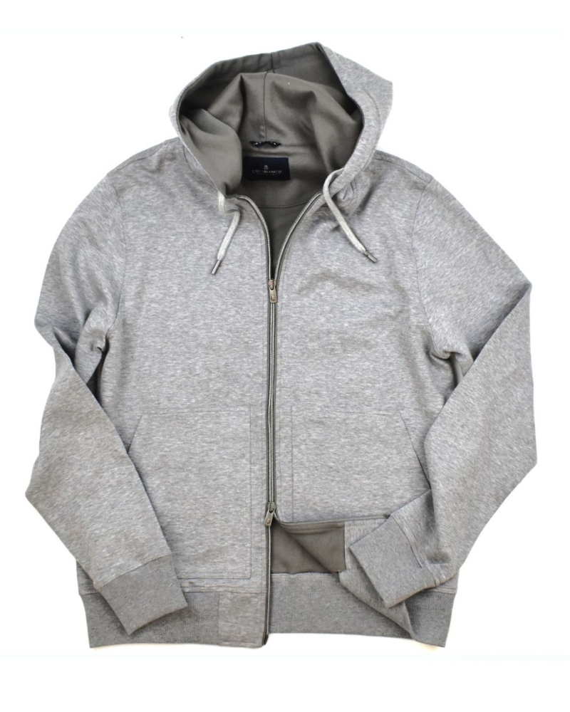 SUPIMA COTTON FULL ZIP HOODY