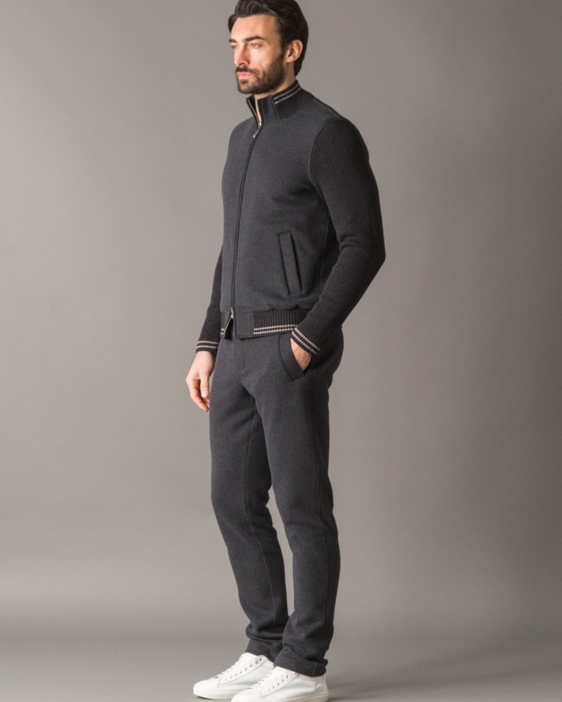 CASUAL-CHIC COTTON-CASH TRACKSUIT