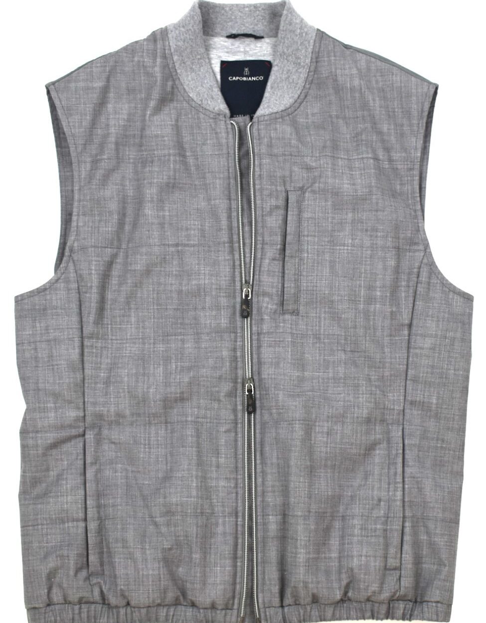 ELEGANT SPORTY VEST IN WATERPROOF WINDPROOF MERINO WOOL