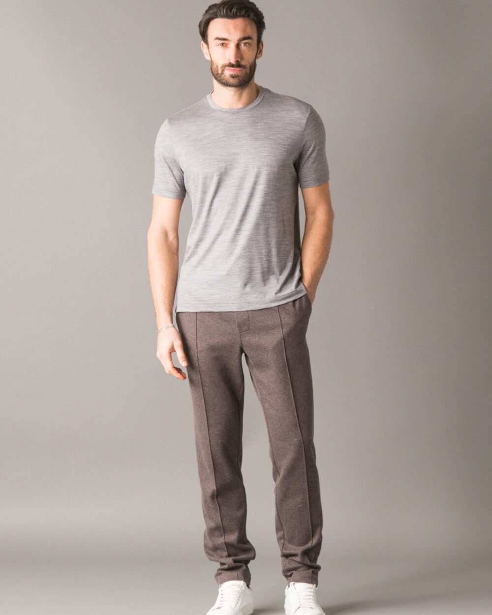 EXTRAFINE MERINO WOOL T-SHIRT