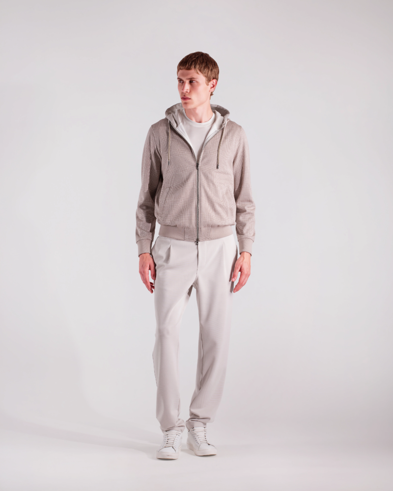 LEISURE‑CHIC SUPIMA COTTON TRACKSUIT