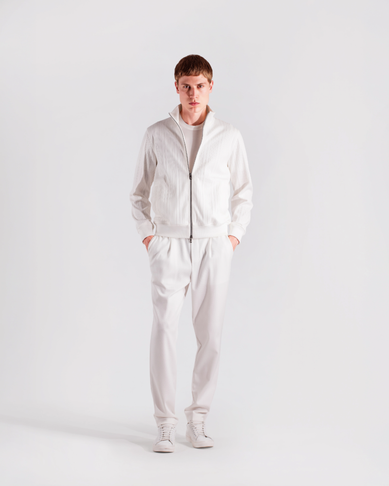 SUPIMA SOFT‑JERSEY FULL‑ZIP TRACKSUIT