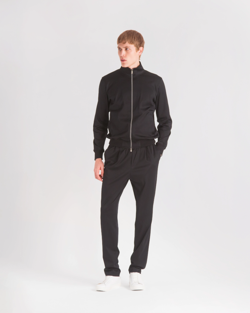 SUPIMA SOFT‑JERSEY CASUAL‑CHIC TRACKSUIT